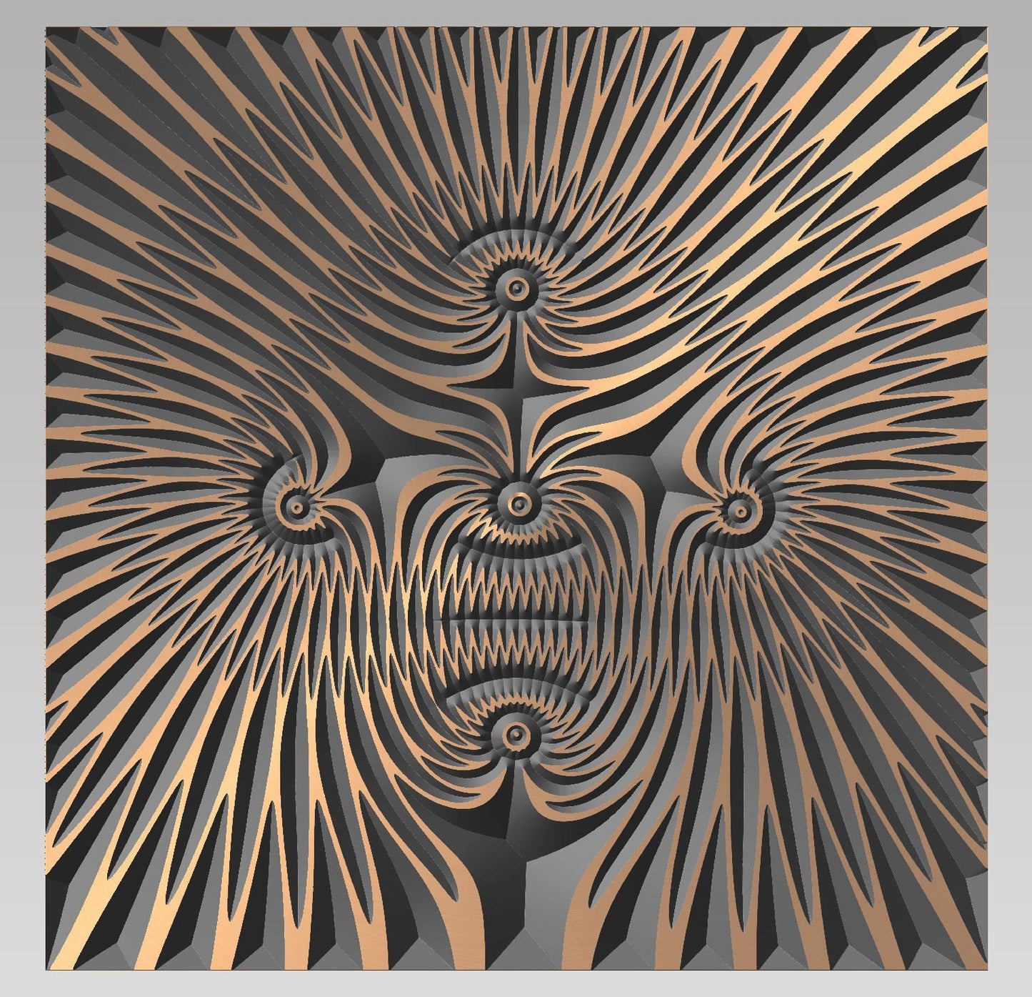 Process39 Vector file for V-carving - Bonitum CNC Model Studio