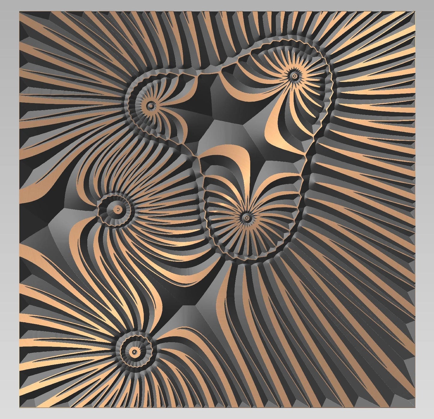 Process11 Vector file for V-carving - Bonitum CNC Model Studio