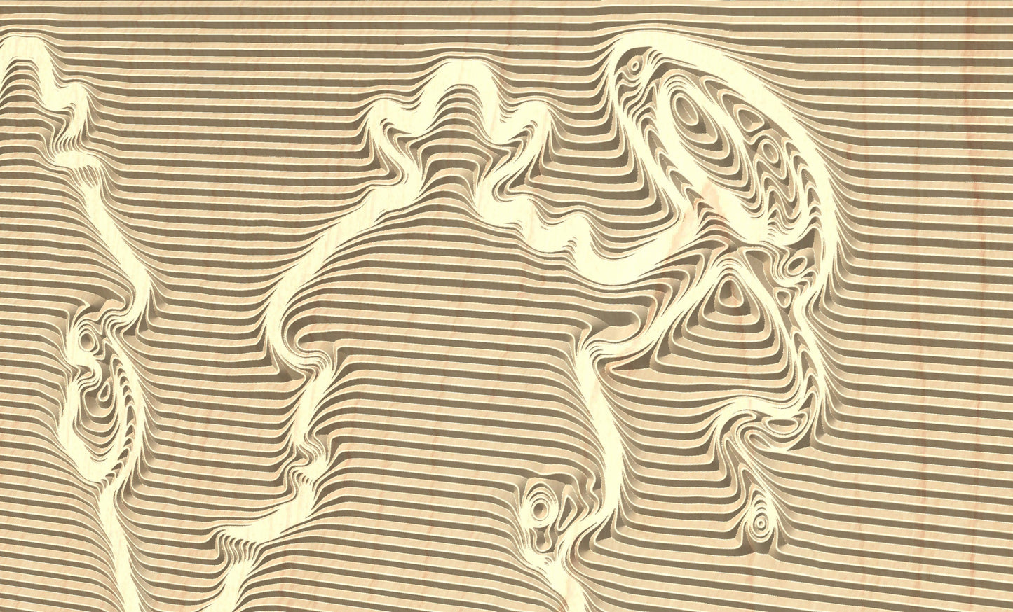 The Vector file for V- bit carving "Cowboys" - Bonitum CNC Model Studio