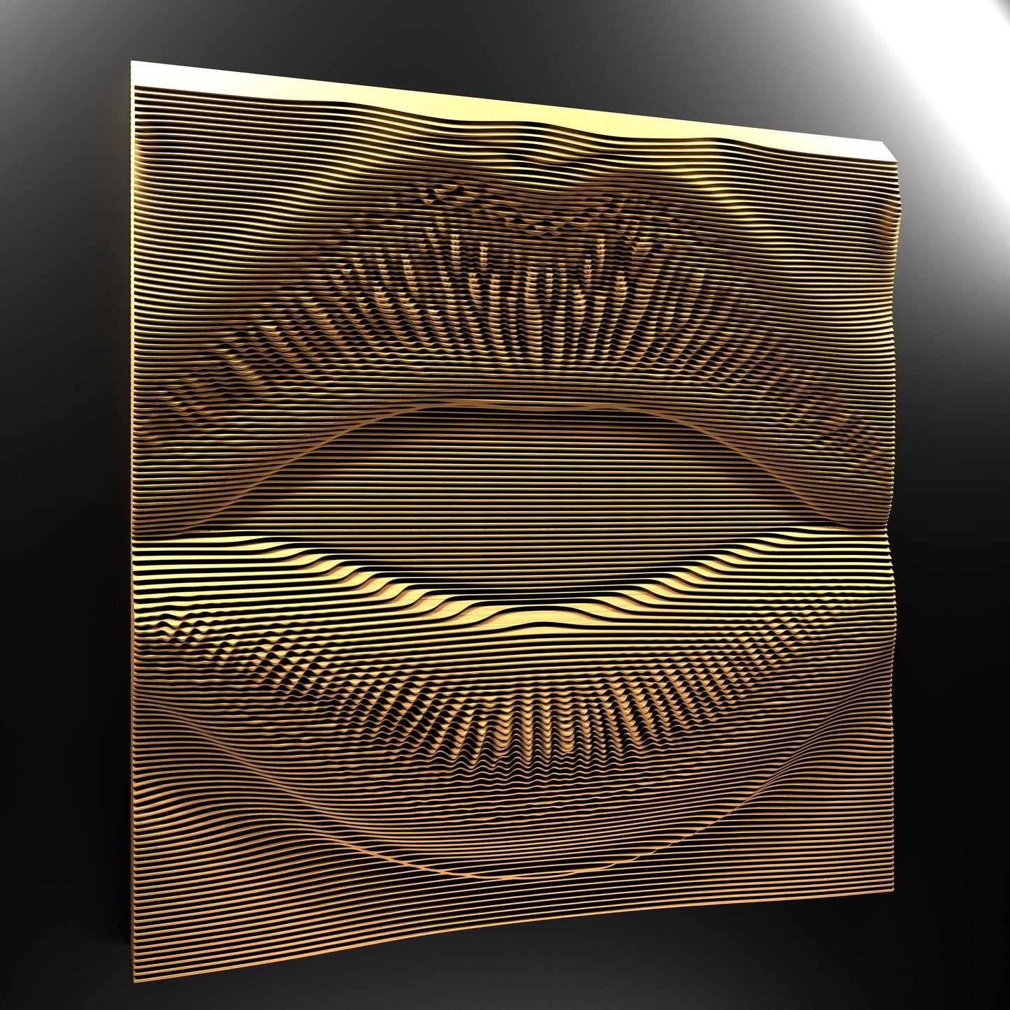 Parametric Wall Art LUPOS 1 - Bonitum CNC Model Studio