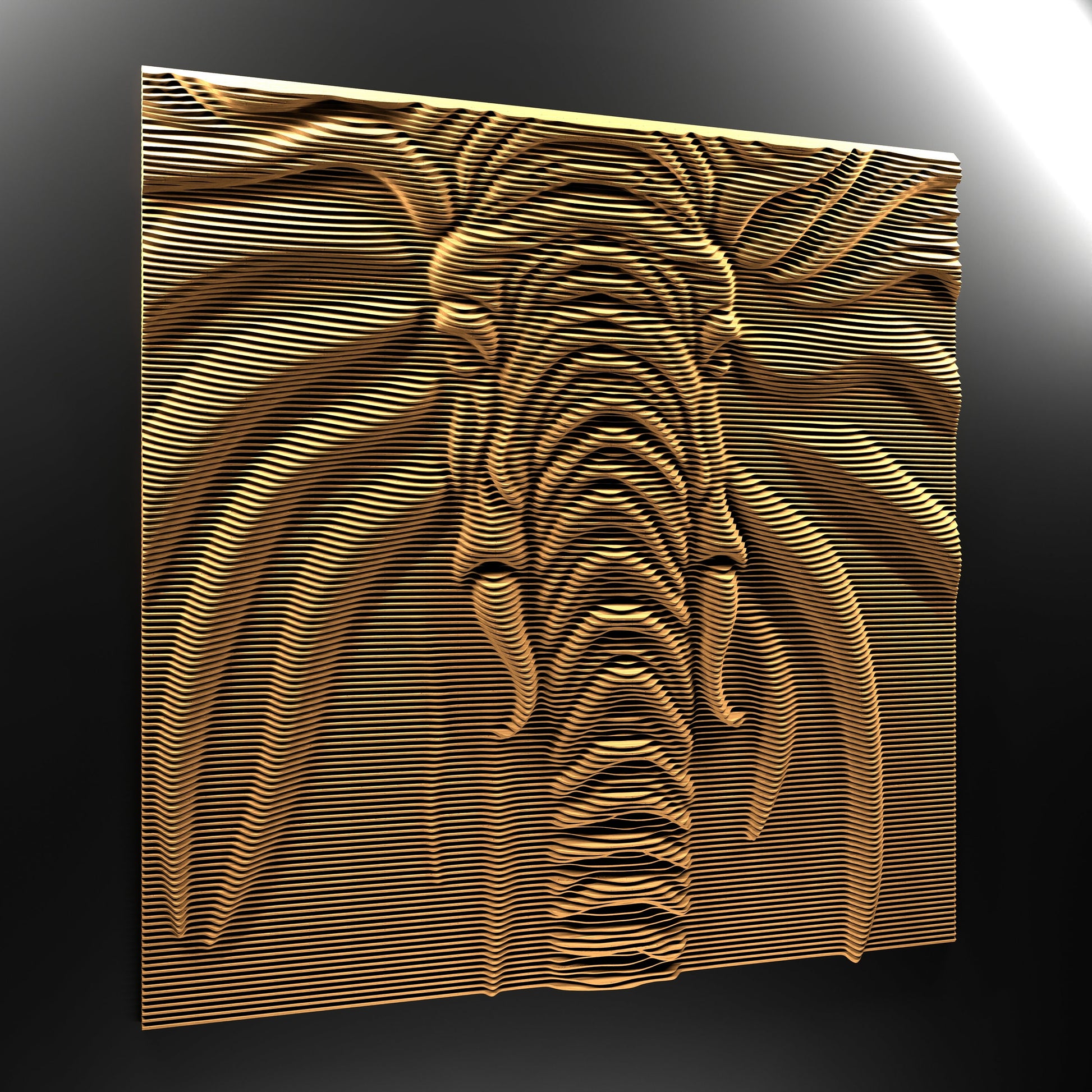 Parametric Wall Art DRAMBLYS 1 - Bonitum CNC Model Studio