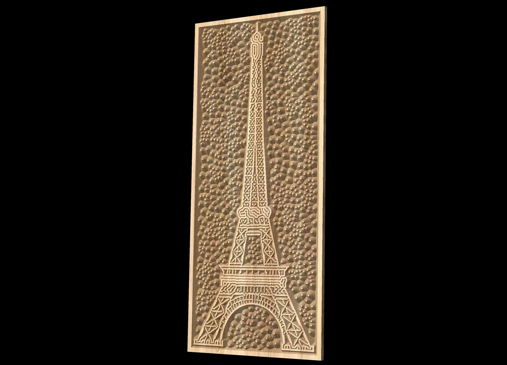 Paris Eifel Tower V-Carve vectors - Bonitum CNC Model Studio