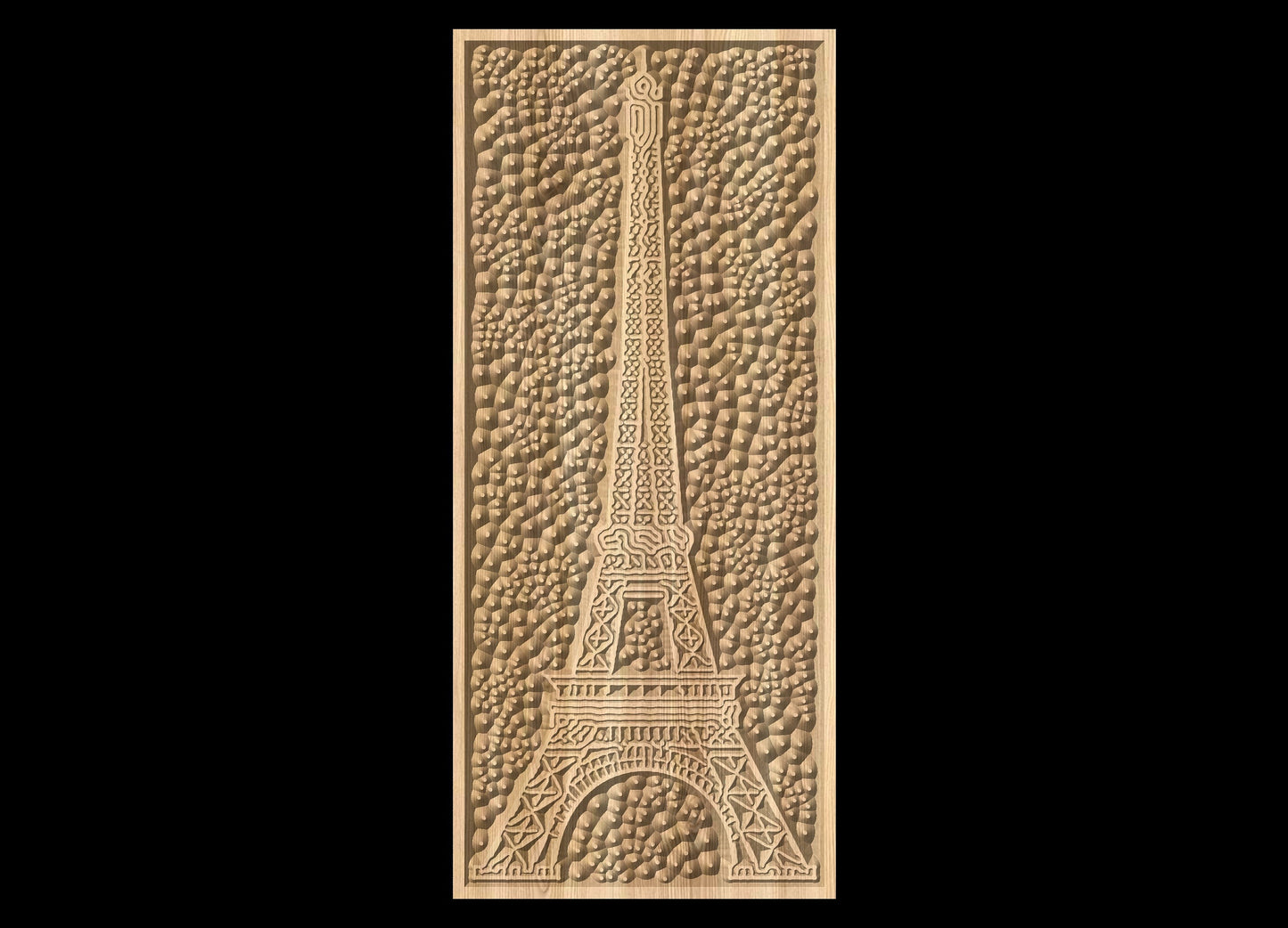 Paris Eifel Tower V-Carve vectors - Bonitum CNC Model Studio